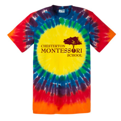 Chesterton Montessori School: Tie Dye Short Sleeve T-Shirt