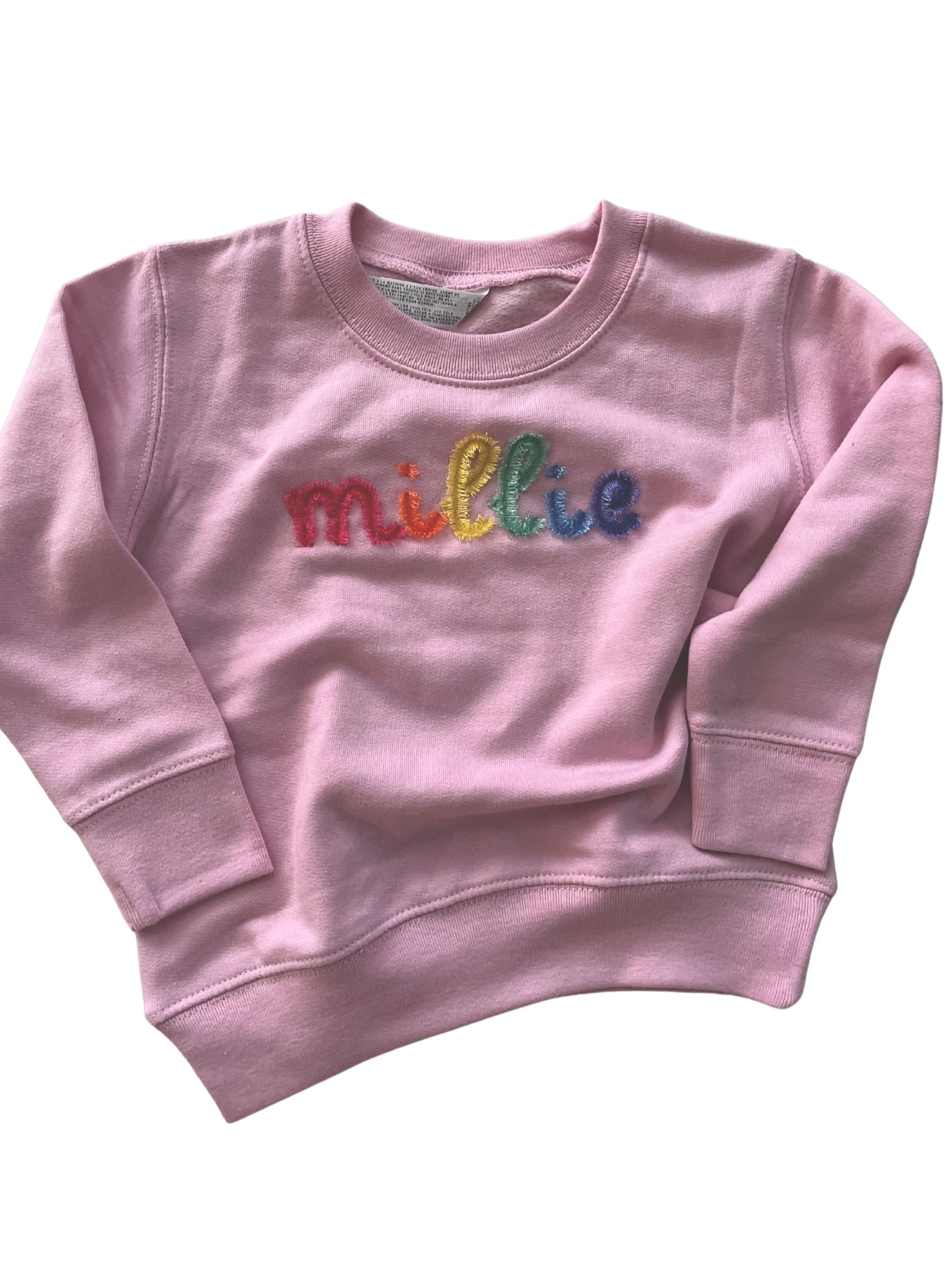 Custom Embroidered Toddler Crewneck Sweatshirt Embroidered - Nottingham Embroidery